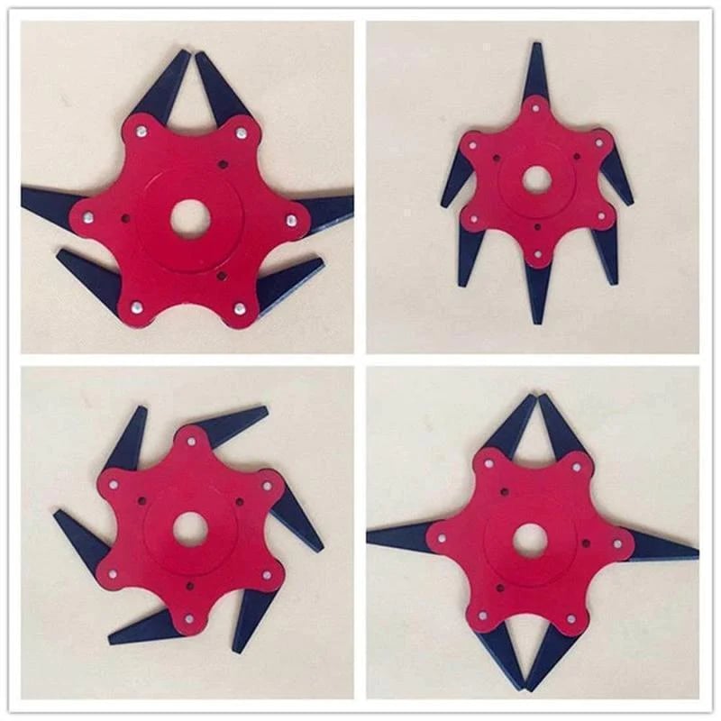 Universal 6-Messer-Trimmerkopf für Rasenmäher
