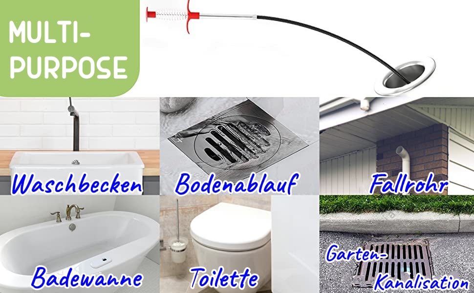 🙌Haken für die Reinigung des Abwasserkanals in der Küche🪠 Kein Bedarf an Chemikalien