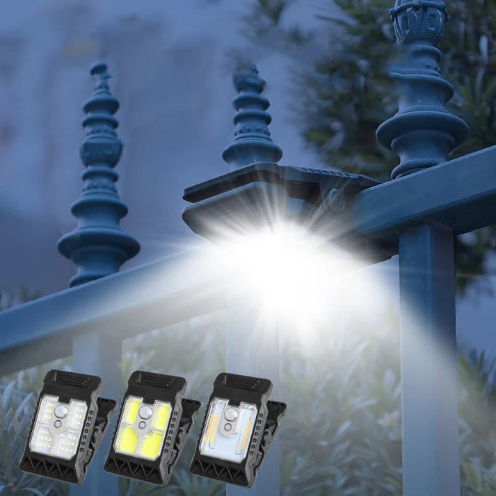🌿 Solar-Clip-Leuchte mit Bewegungssensor – 🔥Jetzt 2 kaufen, 1 gratis! Perfekt für Garten, Balkon & Terrasse! 🏡✨