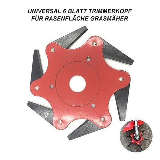 Universal 6-Messer-Trimmerkopf für Rasenmäher