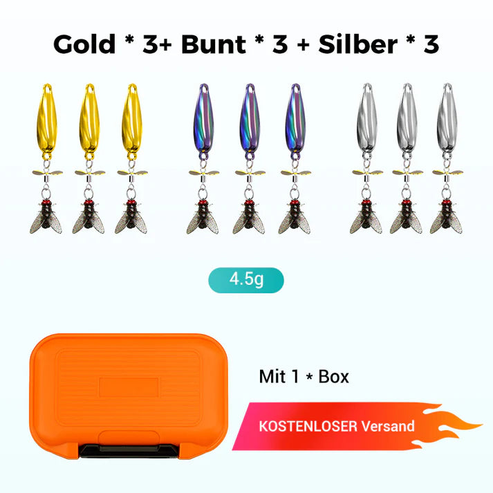 🎣LETZTER TAG 50 % RABATT🐟Metallpropeller-Angelköder zum Fangen von Fischen