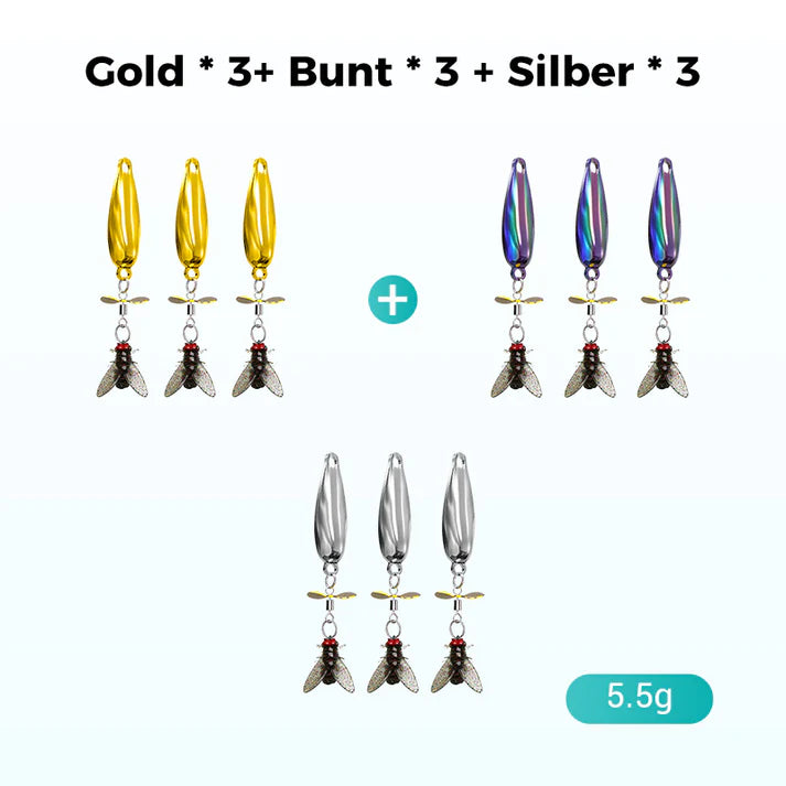 🎣LETZTER TAG 50 % RABATT🐟Metallpropeller-Angelköder zum Fangen von Fischen