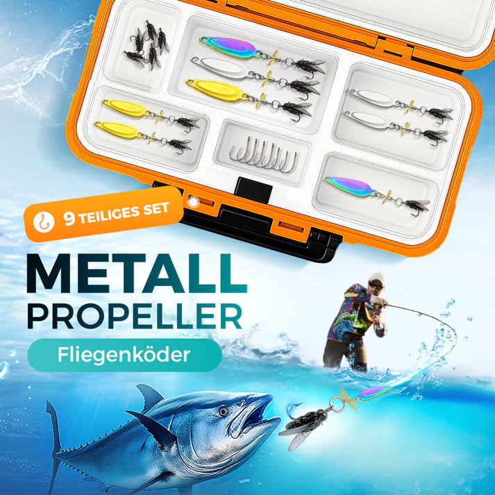 🎣LETZTER TAG 50 % RABATT🐟Metallpropeller-Angelköder zum Fangen von Fischen