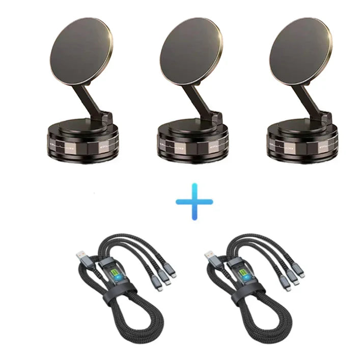 Einstellbarer magnetischer Vakuum-Telefonhalter