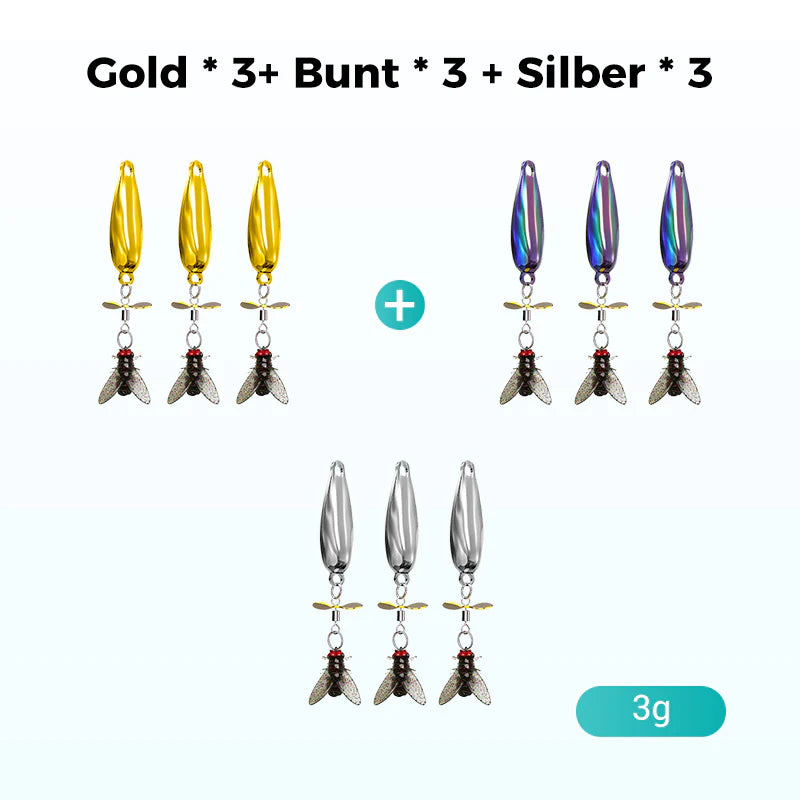 🎣LETZTER TAG 50 % RABATT🐟Metallpropeller-Angelköder zum Fangen von Fischen