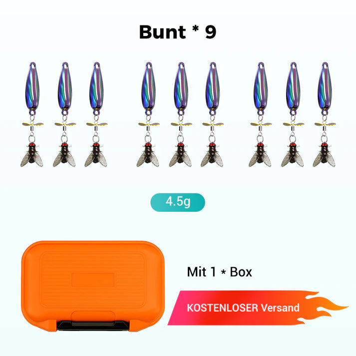 🎣LETZTER TAG 50 % RABATT🐟Metallpropeller-Angelköder zum Fangen von Fischen