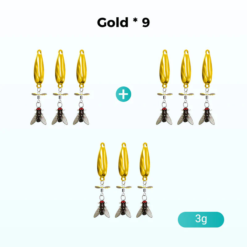 🎣LETZTER TAG 50 % RABATT🐟Metallpropeller-Angelköder zum Fangen von Fischen