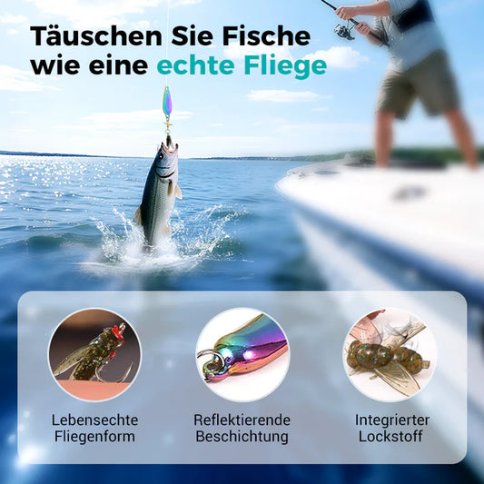 🎣LETZTER TAG 50 % RABATT🐟Metallpropeller-Angelköder zum Fangen von Fischen