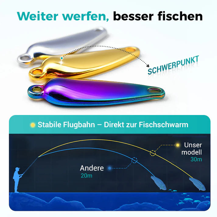 🎣LETZTER TAG 50 % RABATT🐟Metallpropeller-Angelköder zum Fangen von Fischen