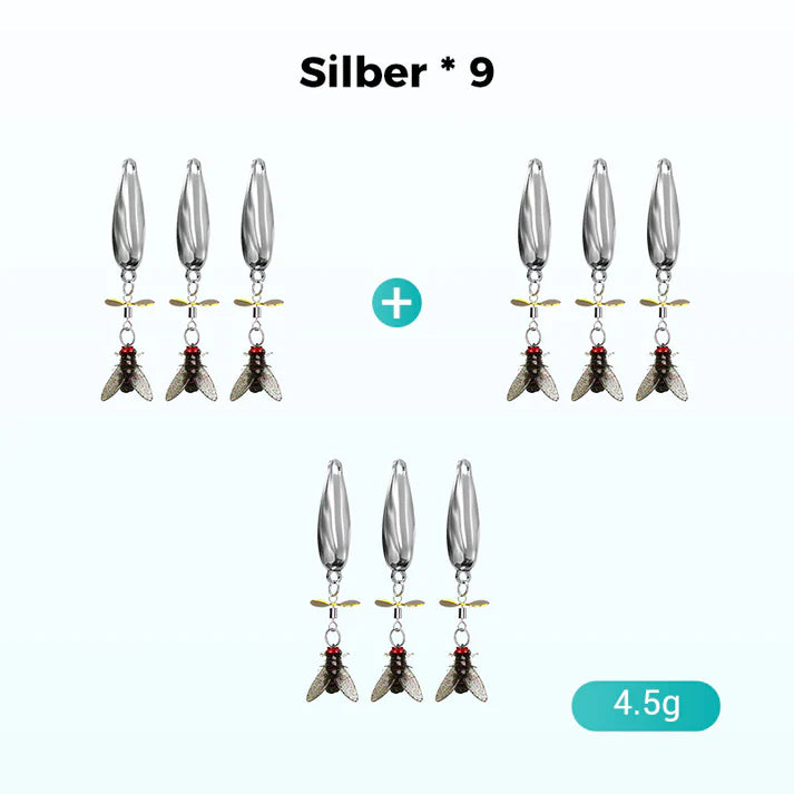 🎣LETZTER TAG 50 % RABATT🐟Metallpropeller-Angelköder zum Fangen von Fischen