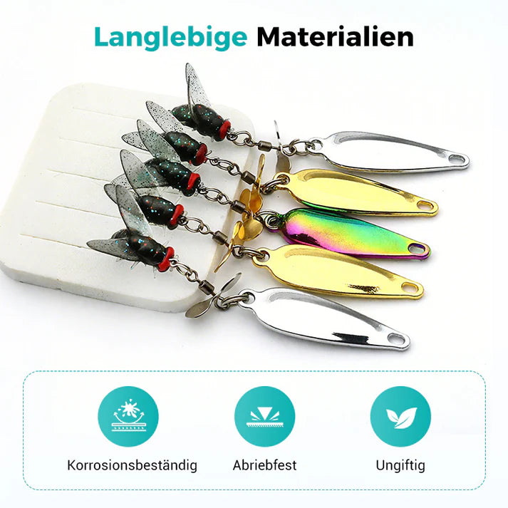 🎣LETZTER TAG 50 % RABATT🐟Metallpropeller-Angelköder zum Fangen von Fischen