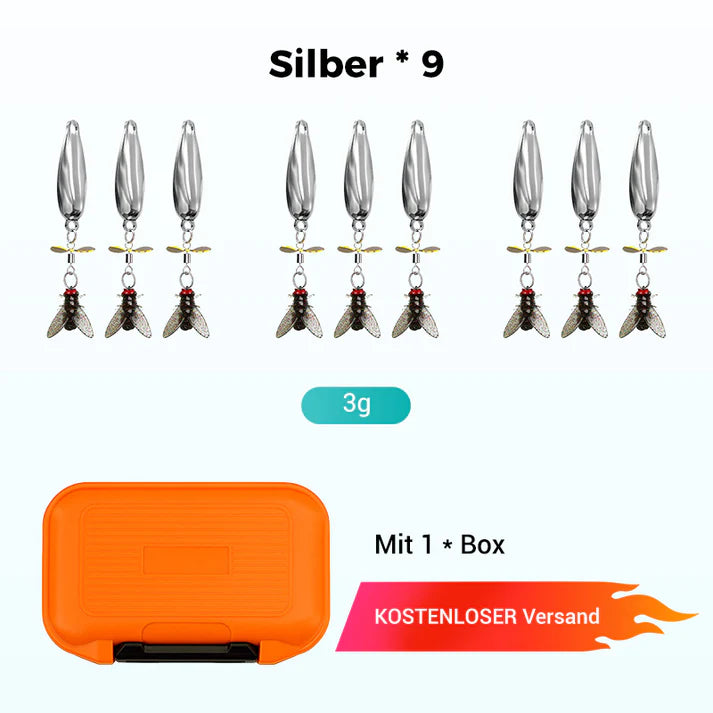 🎣LETZTER TAG 50 % RABATT🐟Metallpropeller-Angelköder zum Fangen von Fischen