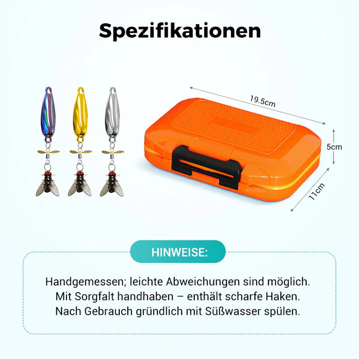 🎣LETZTER TAG 50 % RABATT🐟Metallpropeller-Angelköder zum Fangen von Fischen