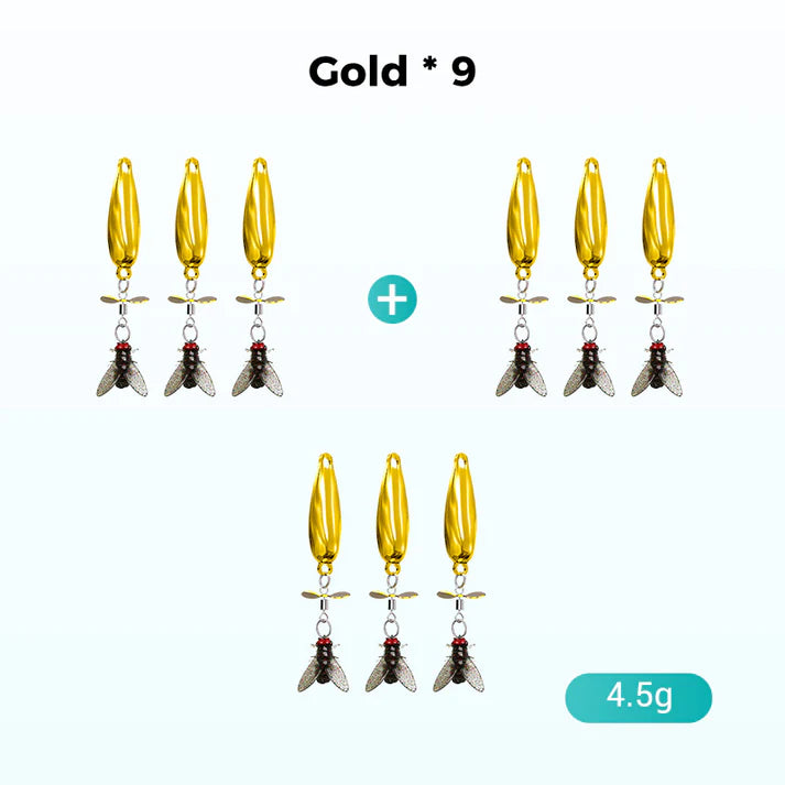 🎣LETZTER TAG 50 % RABATT🐟Metallpropeller-Angelköder zum Fangen von Fischen