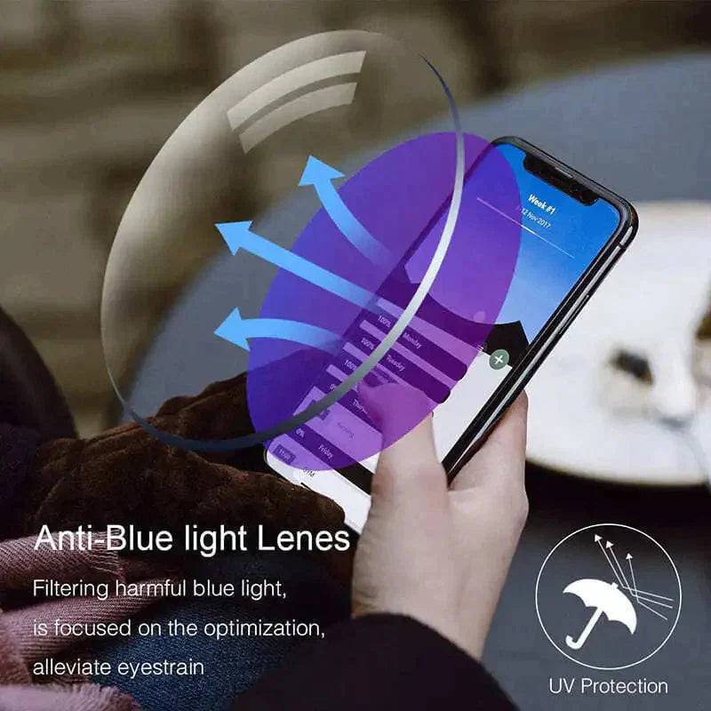 👓Hohe Härte, Anti-Blaulicht-Lesebrille für den Nah- und Fernsicht