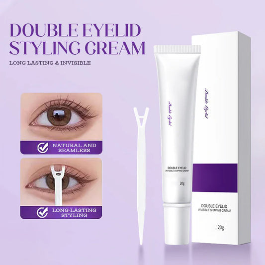 Langanhaltende und unsichtbare Stylingcreme für das doppelte Augenlid