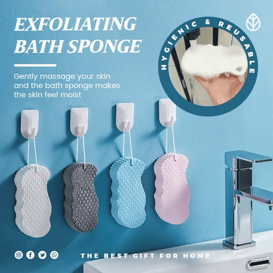 ✨ Super weicher Peeling Badschwamm – Sanfte Pflege für die Haut